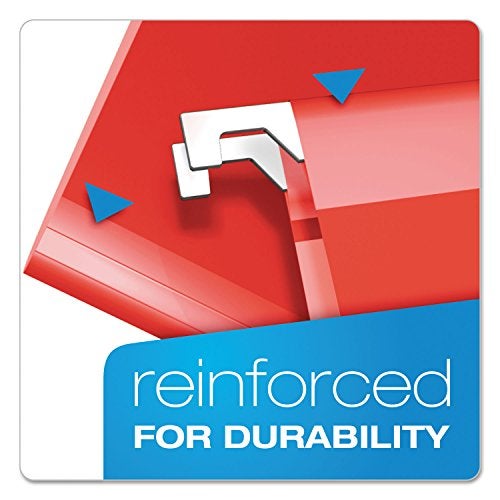 Pendaflex 04152X2 RED Extra Capacity Reinforced Hanging Folders - Image 3