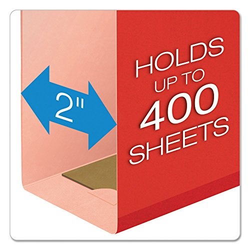 Pendaflex 04152X2 RED Extra Capacity Reinforced Hanging Folders - Image 2