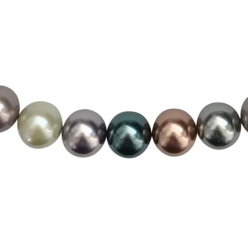 Peora Multicolor Pearl Studded Necklace Contemporary Fashion Jewellery Gift for Women & Girls - Image 5