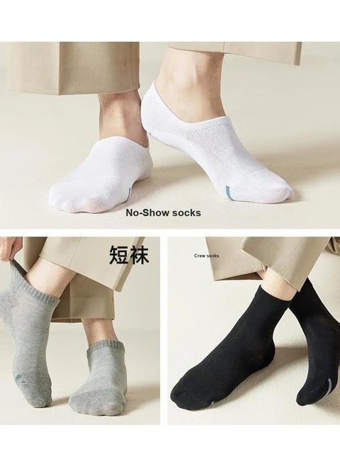 7 Pairs Invisible Ice Silk Breathable Socks No Show Socks Invisible Hidden Sock Soft Thin Low Cut Non Slip Socks