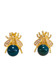 D.COLOR Blue Pur Stud Earrings  - Image 1