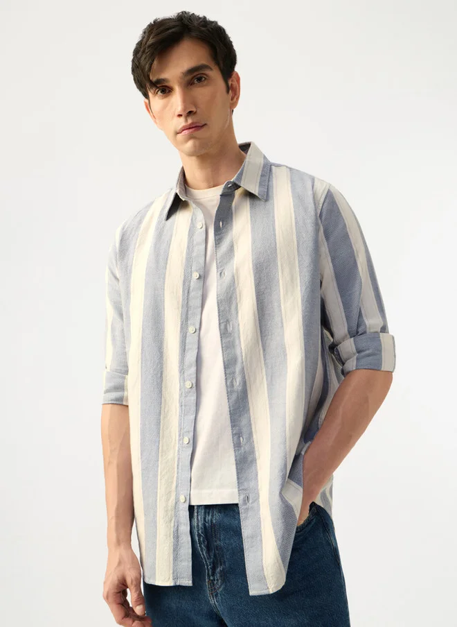 The Souled Store The Souled Store Men Striped Casual Shirt