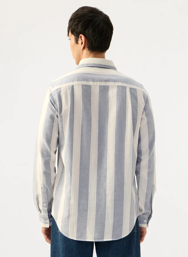 The Souled Store  The Souled Store Men Striped Casual Shirt  | Best Price UAE