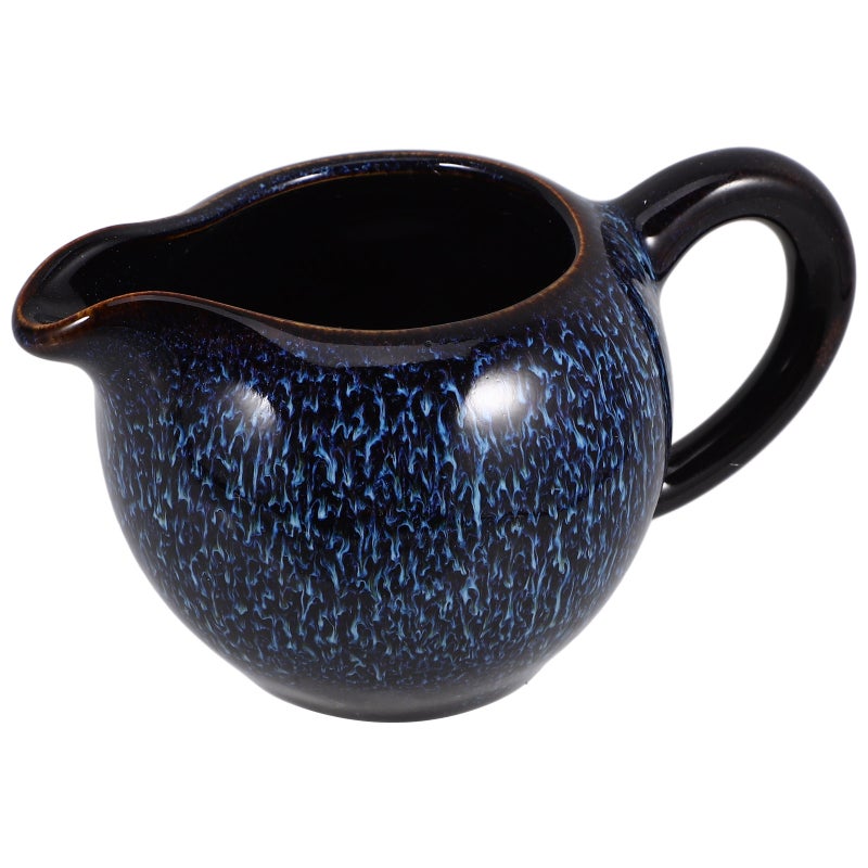 Gravy Boat Gravy Jug Small Sauce Jug Porcelain Sauce Boat Porcelain Creamer Jug for Salad Dressing - Image 1