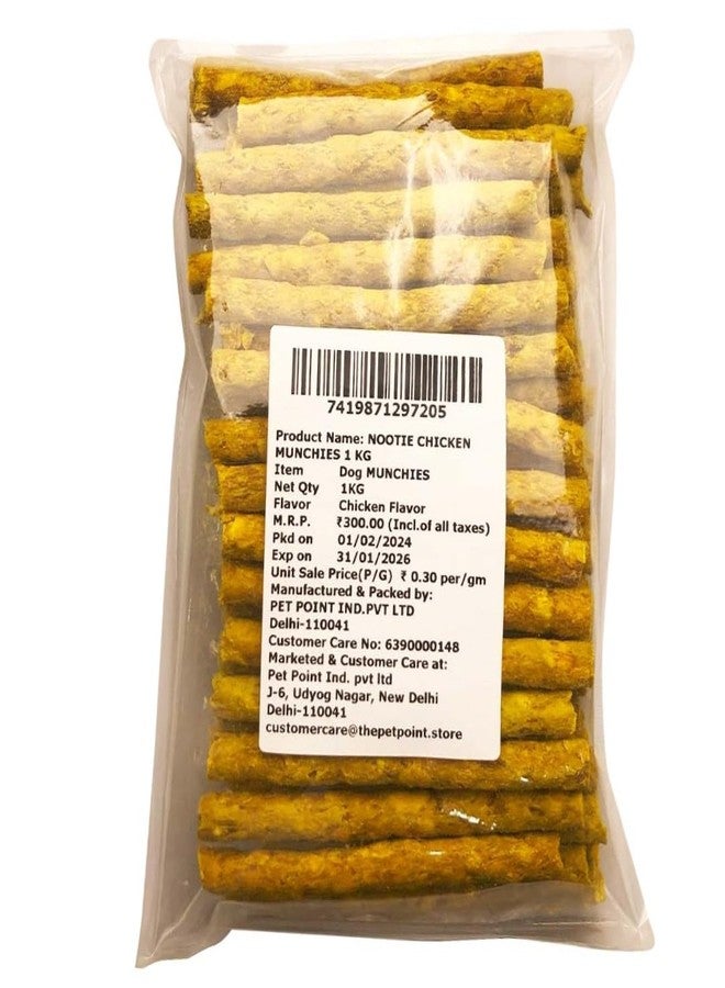 Nootie Dog Treat Chicken Flavour Munchies-(1 KG) - Image 2
