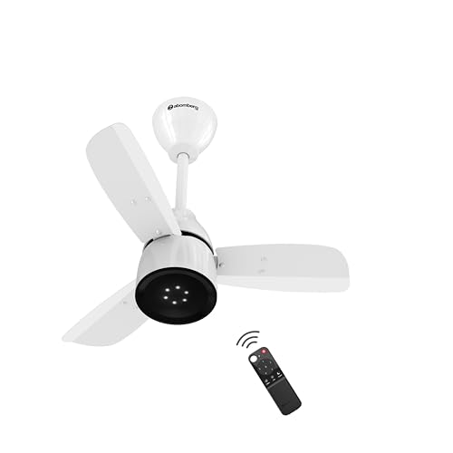 atomberg Renesa Enzel 600mm Newly Launched BLDC Ceiling Fan with Remote | BEE 5 star | High Air Delivery | LED Speed Indicator | Low Noise | Sleek Design | Power Saving | 3 Year Warranty | Gloss White - Image 1