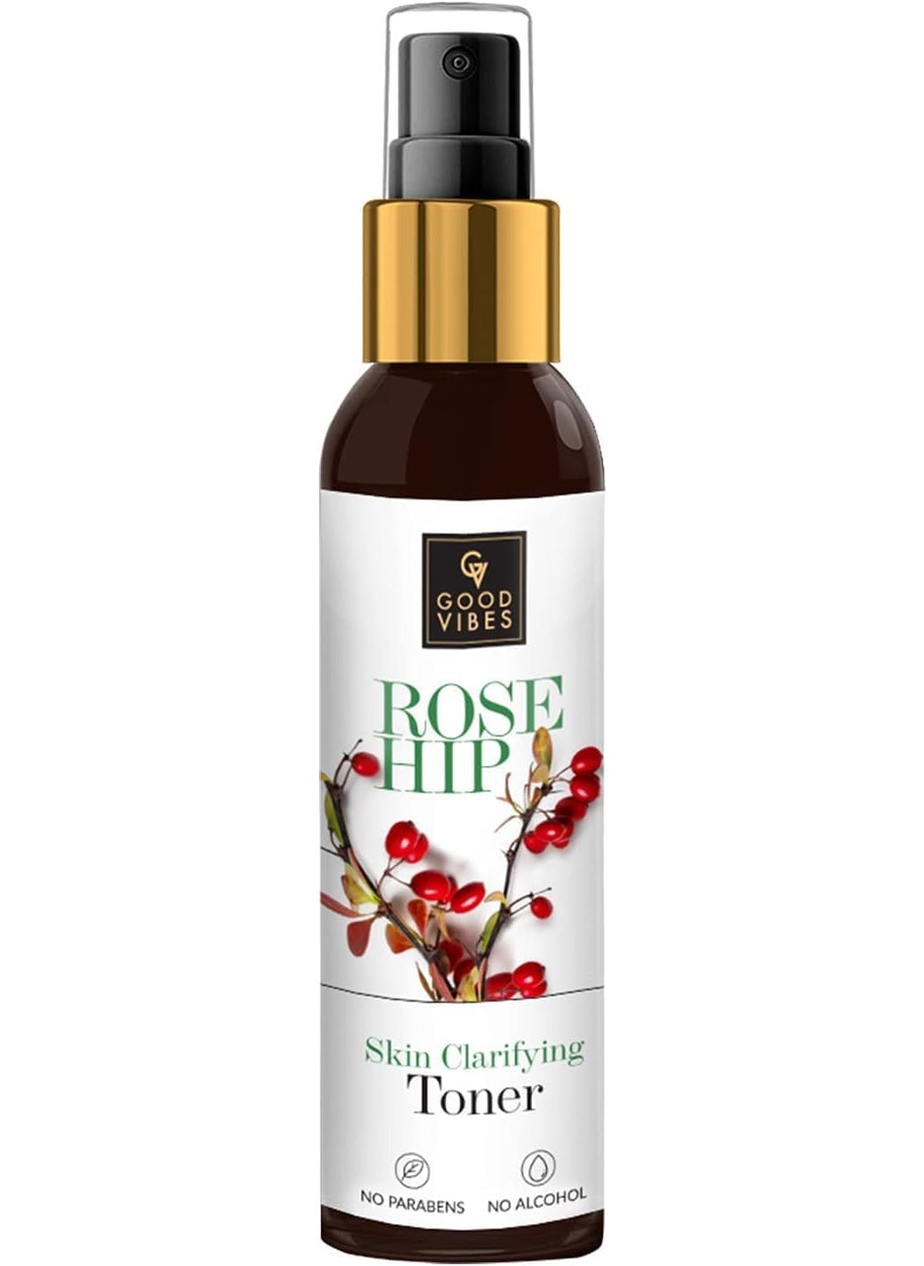 Good Vibes Good Vibes Rosehip Clarifying Toner  Replenishes Moisture  Gently Hydrates Skin  Restores pH Balance  Enhances Skin Tone  406 Fl Oz120ml 