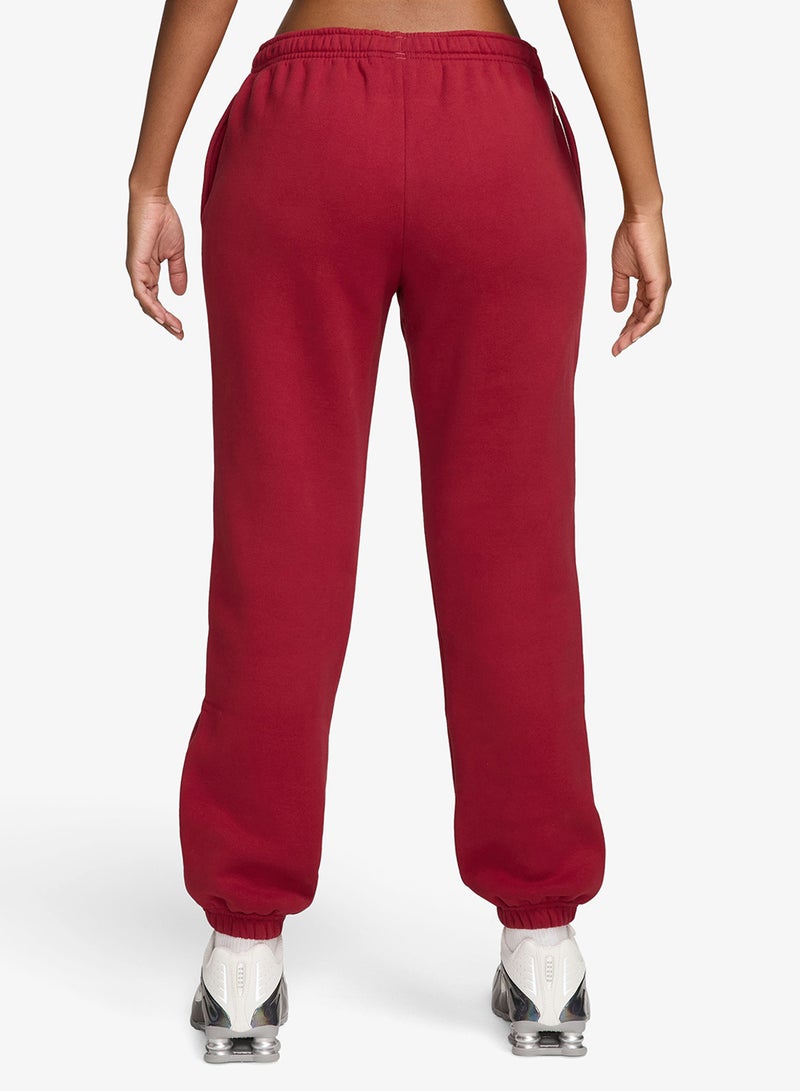 Nike Studio Fleece Mid-Rise Adjustable Cuff Sweatpants - Image 2
