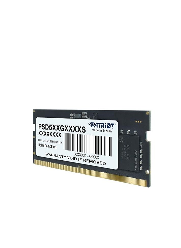 PATRIOT - Memory Signature Line DDR5 16GB (1 x 16GB) 5600MHz SODIMM Single - PSD516G560081S - Image 1