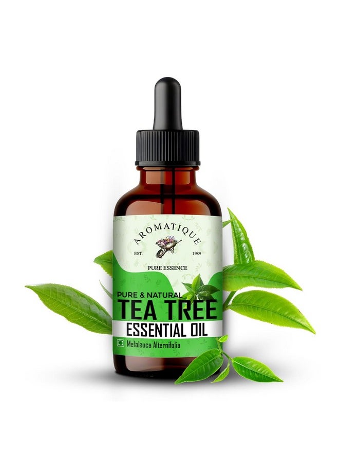 AROMATIQUE - Aromatique Tea Tree Oil for Face - Tea Tree Essential Oil for Skin, Hair Growth, Scalp, Acne - Tea Tree Oil 30 ml - Image 1