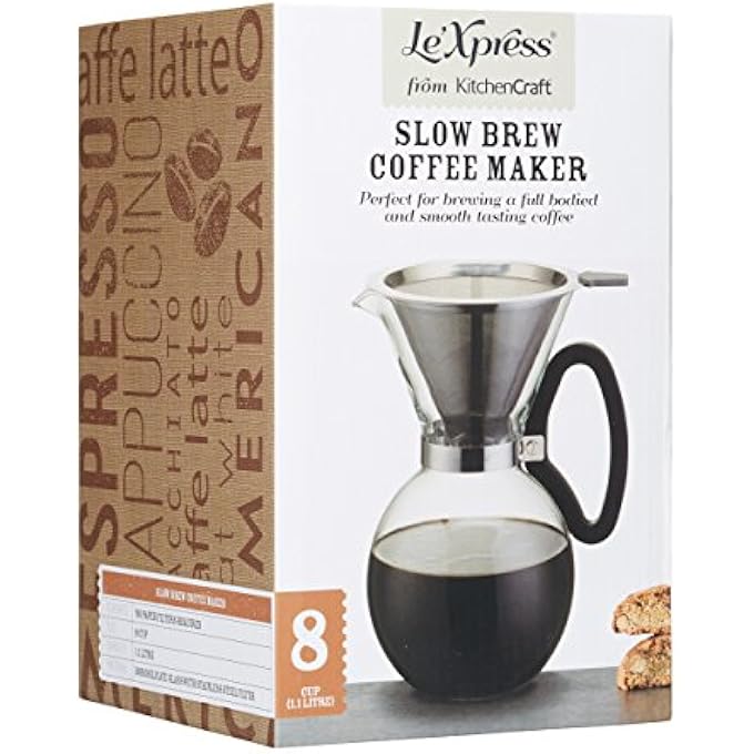 KitchenCraft LeXpress 11 Litre Slow Brew Coffee Maker Gift Boxed - Image 3