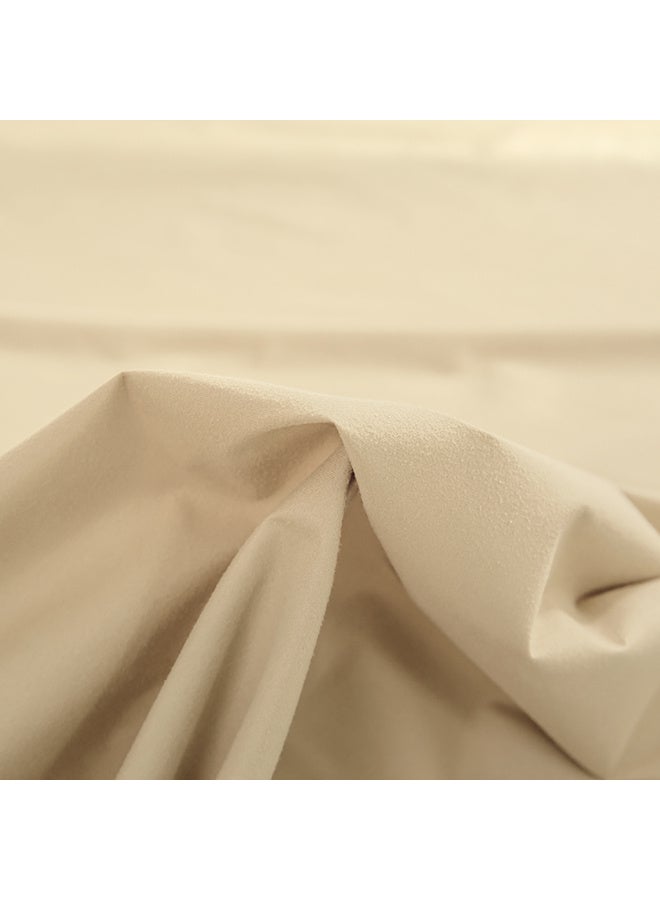 Life Style Plain cotton Fitted Sheet 120cm Set of 3 (2 pillowcases+1 sheet) for Hotels Homes Touristic Villages - Image 4