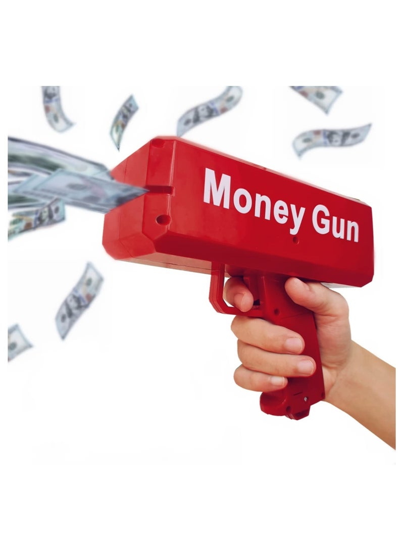 Super Money Guns Day Playing Spary Money Gun Make it Rain Toy Gun, Gun Fake Bill Dispenser Money Shooter Toy  - Image 1
