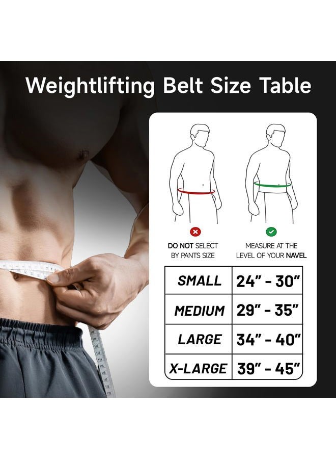 M MANUEKLEAR MANUEKLEAR 10mm Thick & 4inch Wide Weight Lifting Belt Lever, Lever Belt Weightlifting for Men and Women, Powerlifting Lever Gym Belt for Squat Deadlift Workout - Image 2