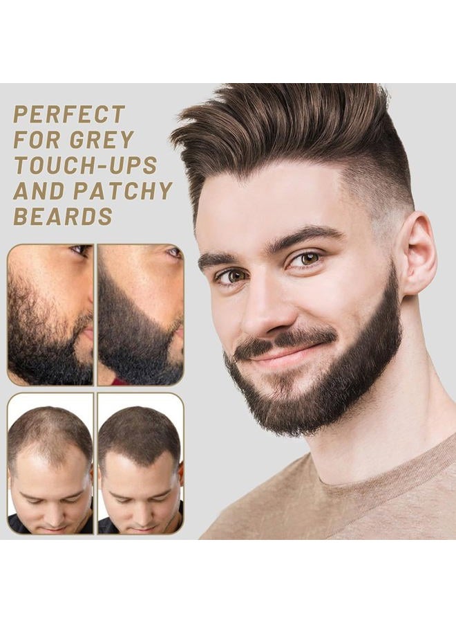 VOLLUCK Root Touch Up Hair Powder Root Cover Up Hairline Shadow Powder Stick, Root Touch Up Dark Brown for Thinning Hair for Women and Men, Bald Spots, Eyebrows, Beard Line, Medium-Brown, Pack Of 1 - Image 5