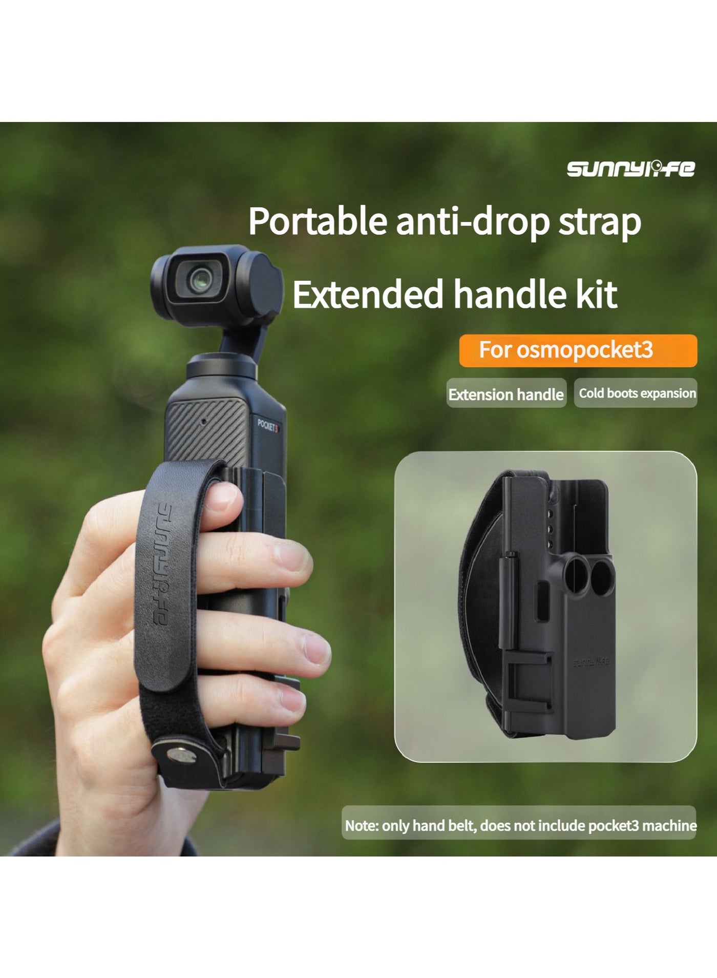 sunnylife Sunnylife Pocket 3 Hand Band Lanyard Expansion Frame Extension Handle Cover