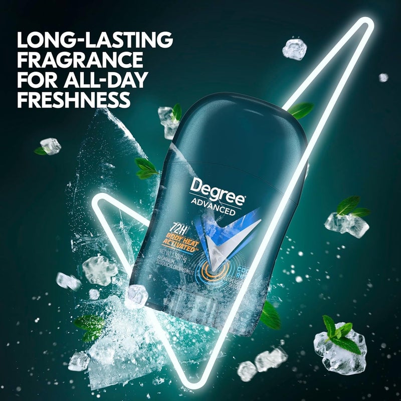 Degree Menâ€™s Travel Deodorant Cool Rush 36-Pack â€“ 72H Body Heat Activated Mini Antiperspirant, 0.5 Oz Ea - Image 3
