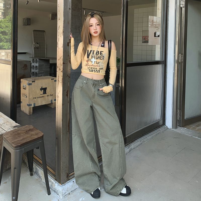 Unisex Classic Denim Jeans Loose Fit Daily Outdoor Wear - Image 2