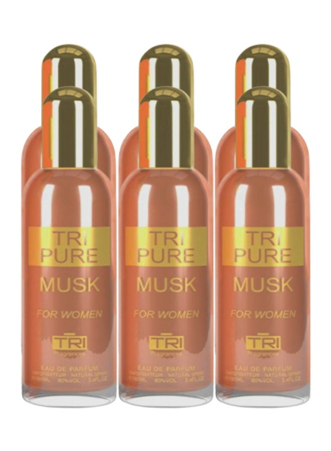 تي أر آي 6 قطع عطر المسك النقي للنساء 100 مل - Image 1