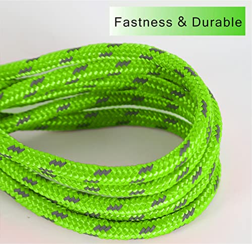 muiyrtuy Reflective Cat Leash -50FT Cat Cable Out Escape Proof Walking Leads Yard Long Durable Safe Leash Traning Play Outdoor for Puppies/Kittens/Small Animals(Green) - Image 5