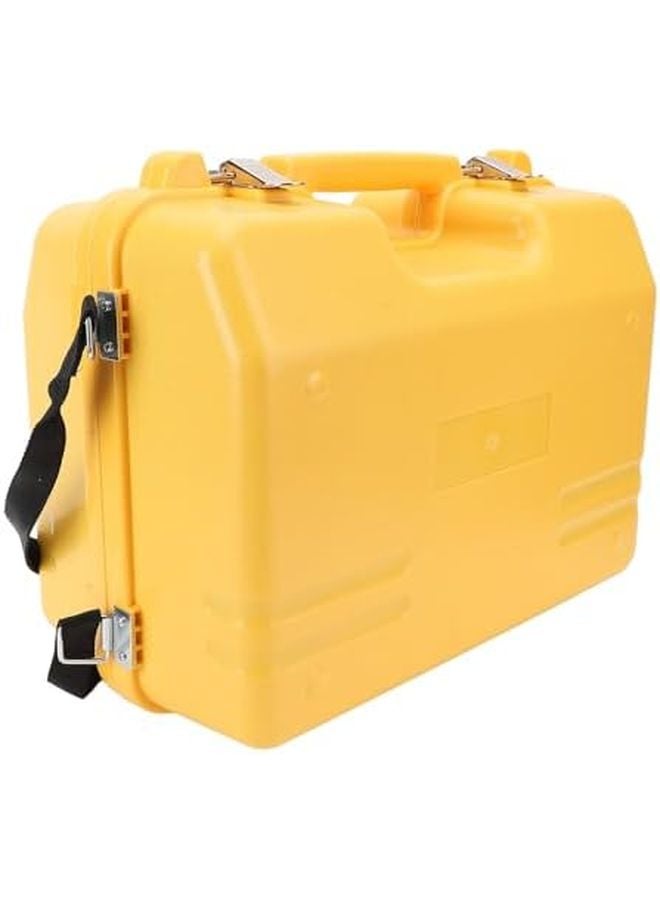 حالة أداة مسح متينة من البولي بروبيلين، صفراء، محمولة، آمنة بتصميم قفل مزدوج - Image 4