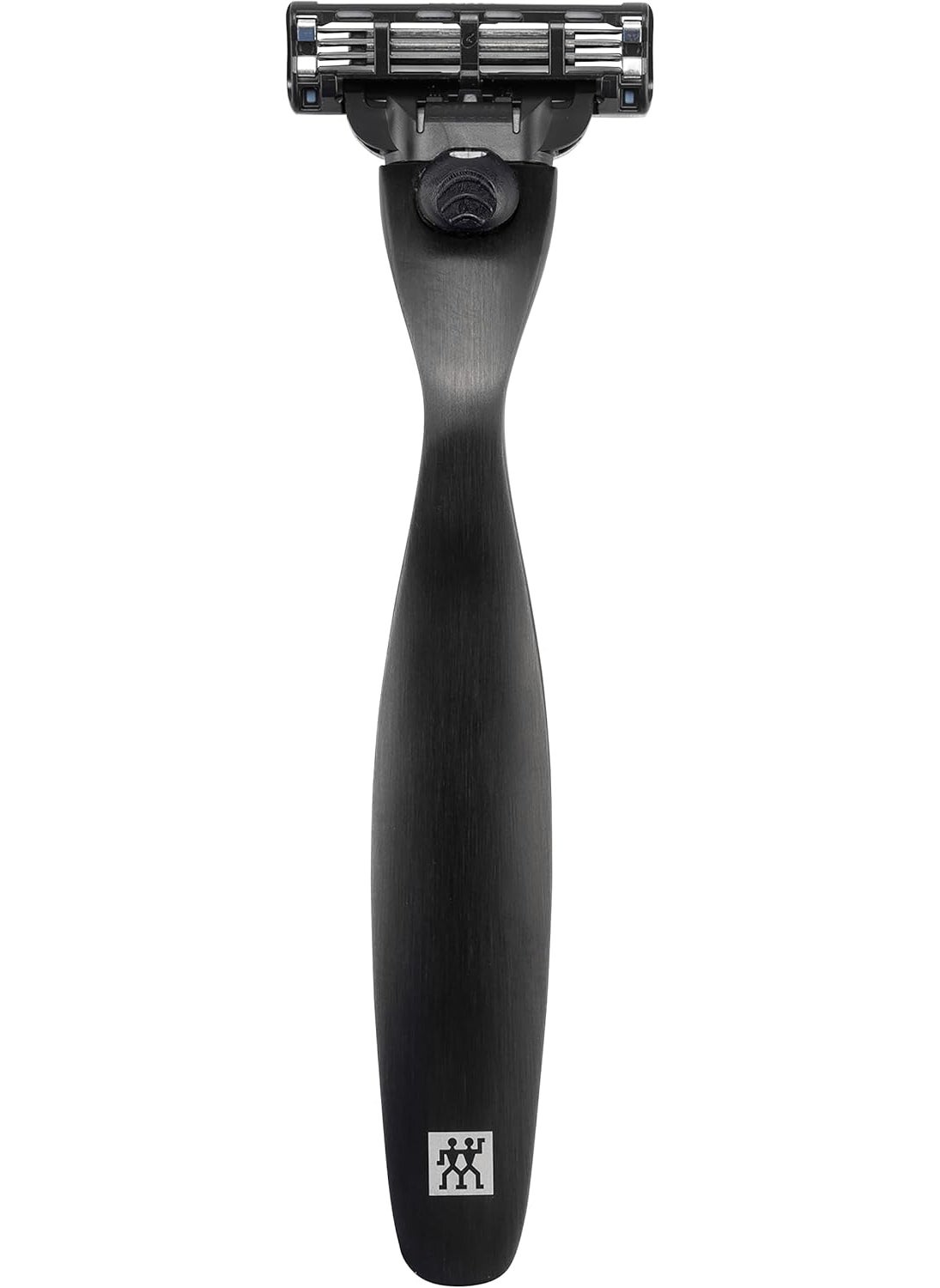 Zwilling TWINOX M stainless steel mens razor for the perfect wet shave with Mach3 blade black 