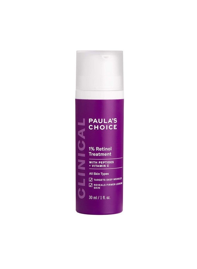 PAULA'S CHOICE Clinical 1% Retinol Treatment Cream With Peptides, Vitamin C & Licorice Extract, Anti-Aging & Wrinkles - 30 Ml - Image 1