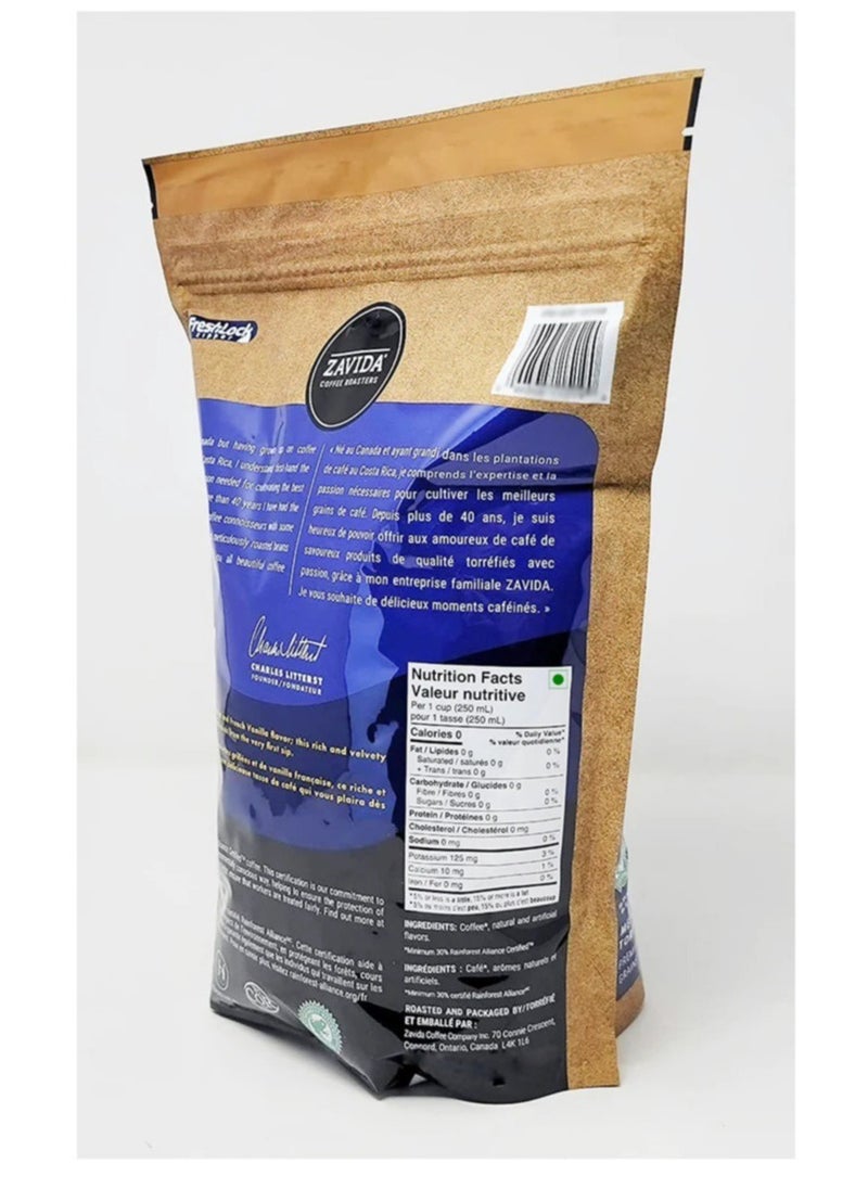 Zavida - Hazelnut Vanilla Premium Whole Bean Medium Roasted Coffee 907g Espresso Cappuccino - Image 1