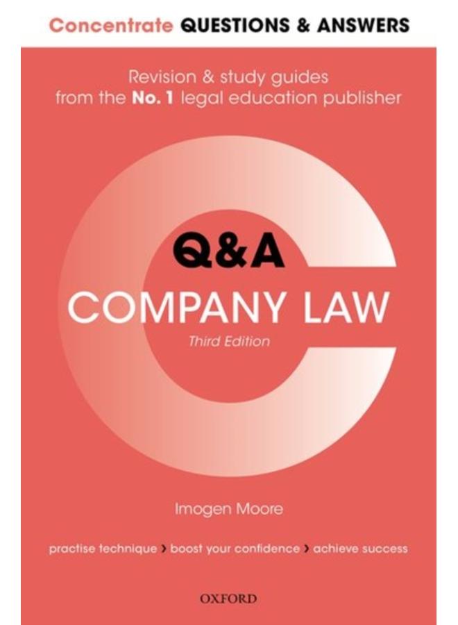 Concentrate Questions and Answers Company Law : Law Q&A Revision and Study Guide