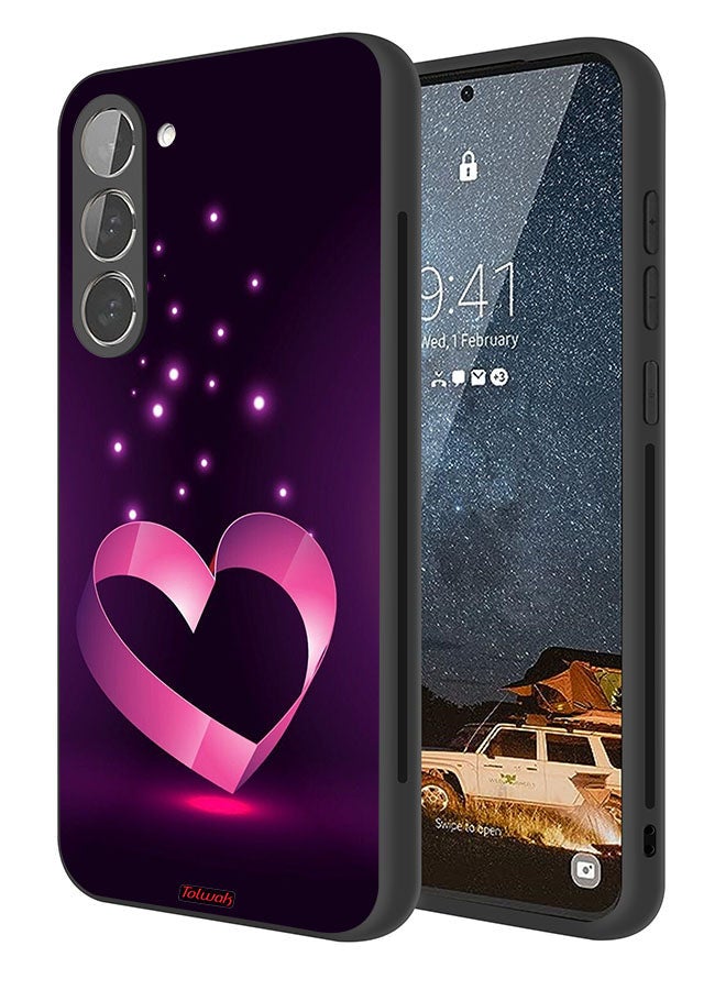 Tolwak Samsung Galaxy S23 5G Protective Case Cover Heart Art - Image 1