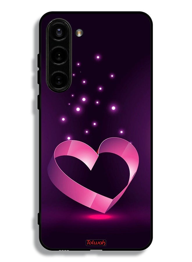 Tolwak Samsung Galaxy S23 5G Protective Case Cover Heart Art - Image 3