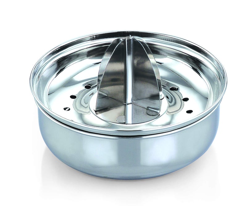 Expresso Stainless Steel Citrus Lemon Orange Juicer Manual Hand Squeezer, Juicer Hand Press Fruit Lemon Lime Squeezer with Bowl Strainer - Image 3