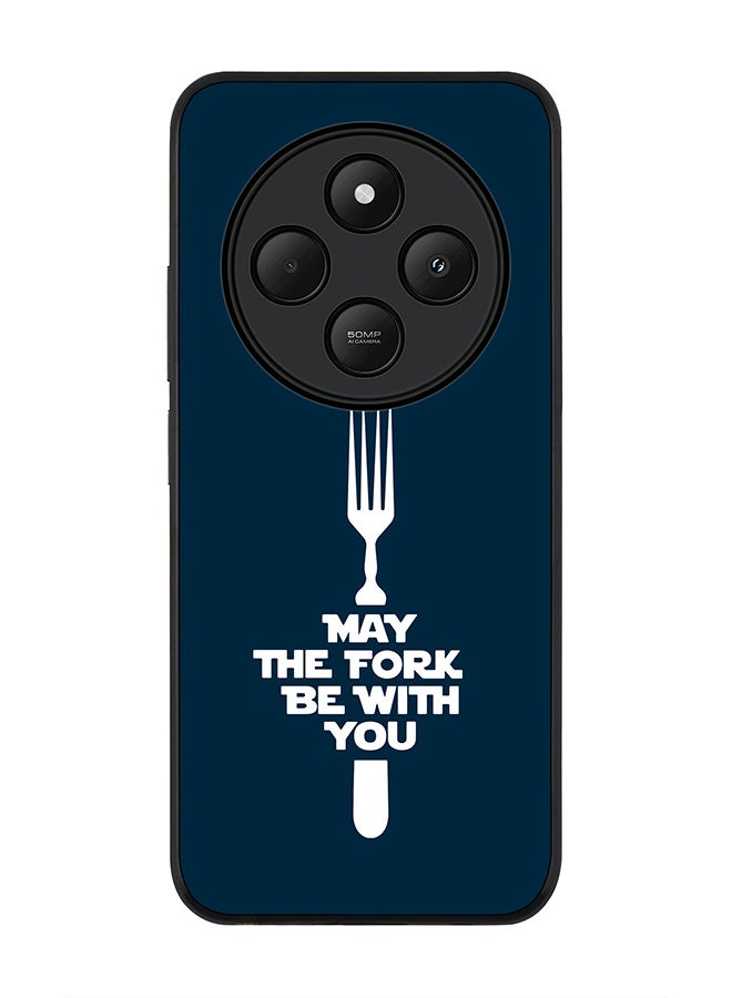 Stylizedd For Xiaomi Poco C75 / Xiaomi Redmi A4 Case,Slim fit Camera Protection, Shockproof Thin Phone cover - May the Fork - Image 1