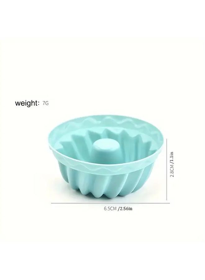 24pcs Silicone Mini Cake Molds Non Stick Oven Safe Baking Cups For Cupcakes And Small Desserts - Image 3