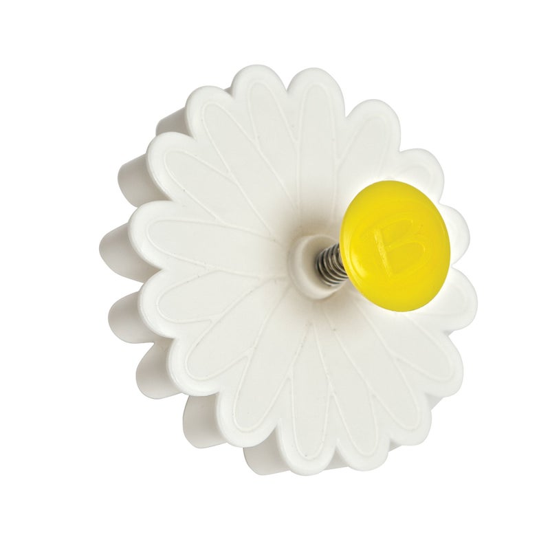 Bakelicious Daisy Plunger Cutter White 225 x 35 x 35 inches