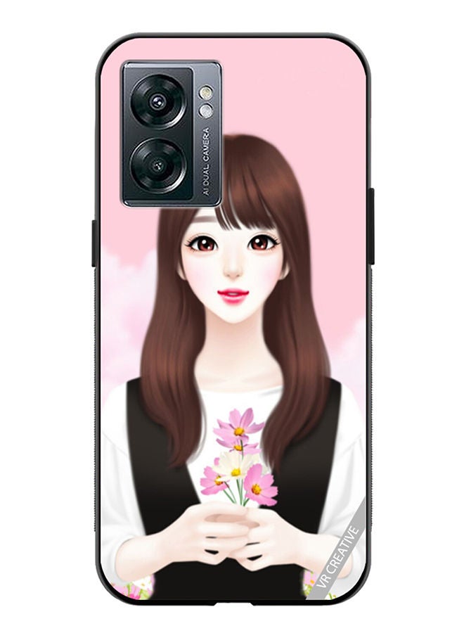 VR CREATIVE Protective Case Cover For OnePlus Nord N300 Cute Anime Girl Design Multicolour - Image 1