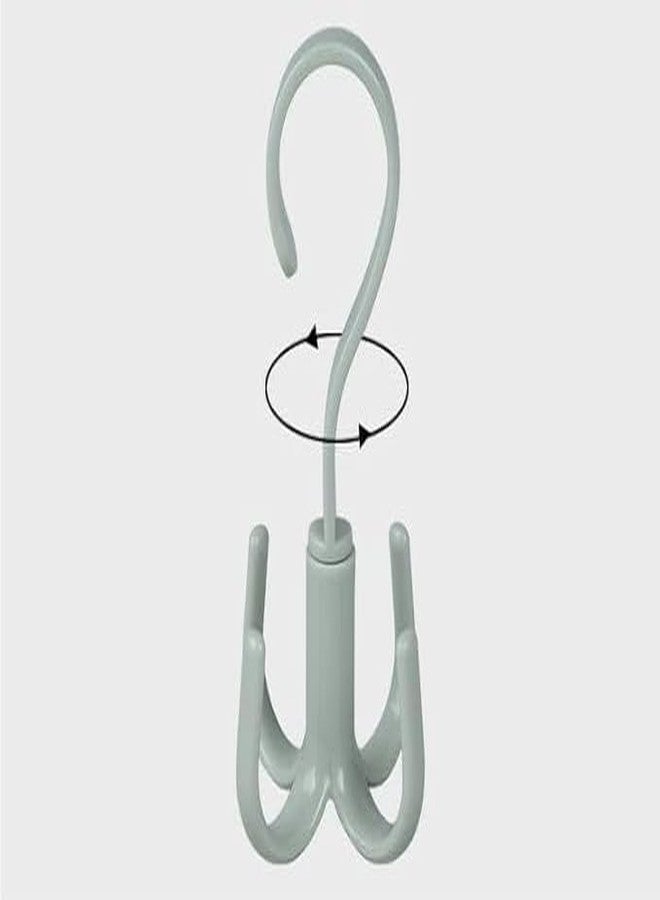 B W 360° Rotating Closet Hanger Hook | 4-Claw, for Bags, Scarves, Ties and Shoes, Wardrobe Organiser. - Image 1