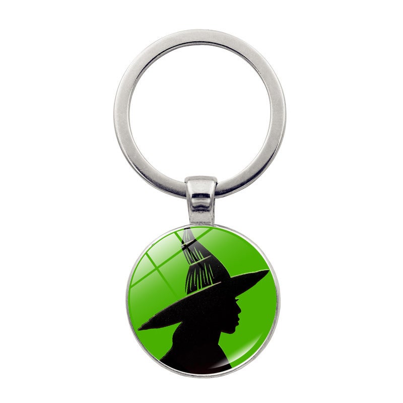 Wicked Elphaba Glinda Pendant Car Keychain Pendant Magic Wicked Witch Accessories Gift - Image 1