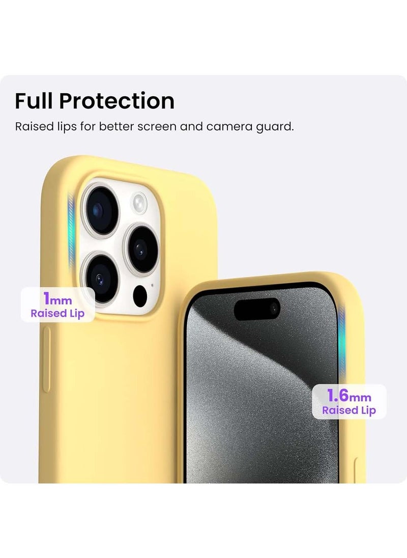 X-level iPhone 15 Pro Mobile Case Cover with Soft Liquid Silicone Protection Anti-Scratch Shockproof Accessories Slim Protective Back Cover with Comfortable Hold Touch Feeling and Anti-fingerprint  - Image 3