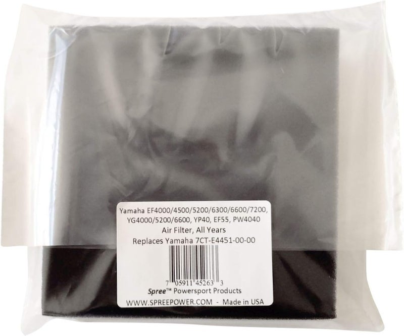 Spree فلتر هواء بديل متوافق مع سبري لمولدات ياماها EF4000/7000 YG4000/6600 - Image 2