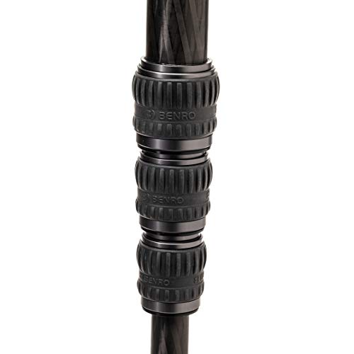 Benro MSD46C SupaDupa Monopod, 72" max Height, Waterproof Twist Locks, Carbon Fiber, Spiked Foot, CNC machined Aluminum flip Lock (MSD46C) - Image 5