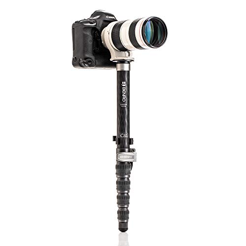 Benro MSD46C SupaDupa Monopod, 72" max Height, Waterproof Twist Locks, Carbon Fiber, Spiked Foot, CNC machined Aluminum flip Lock (MSD46C) - Image 4