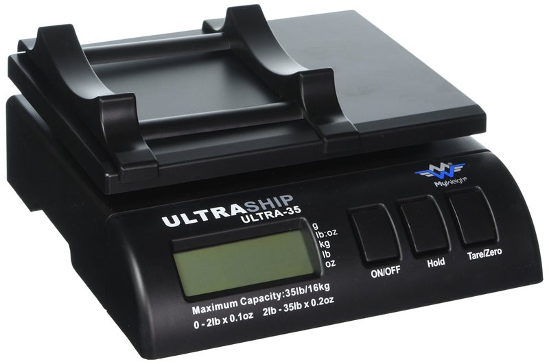 My Weigh UltraShip 35 Lb Electronic Scale,black; blue