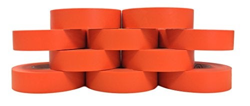 TradeGear Orange 10 Pack - UL Listed Colored Electrical Tape, 60 ft x 3/4 in, 600V, Flame Retardant, Waterproof, Rubber Adhesive - Phase Marking, Wire ID, Automotive - Image 5