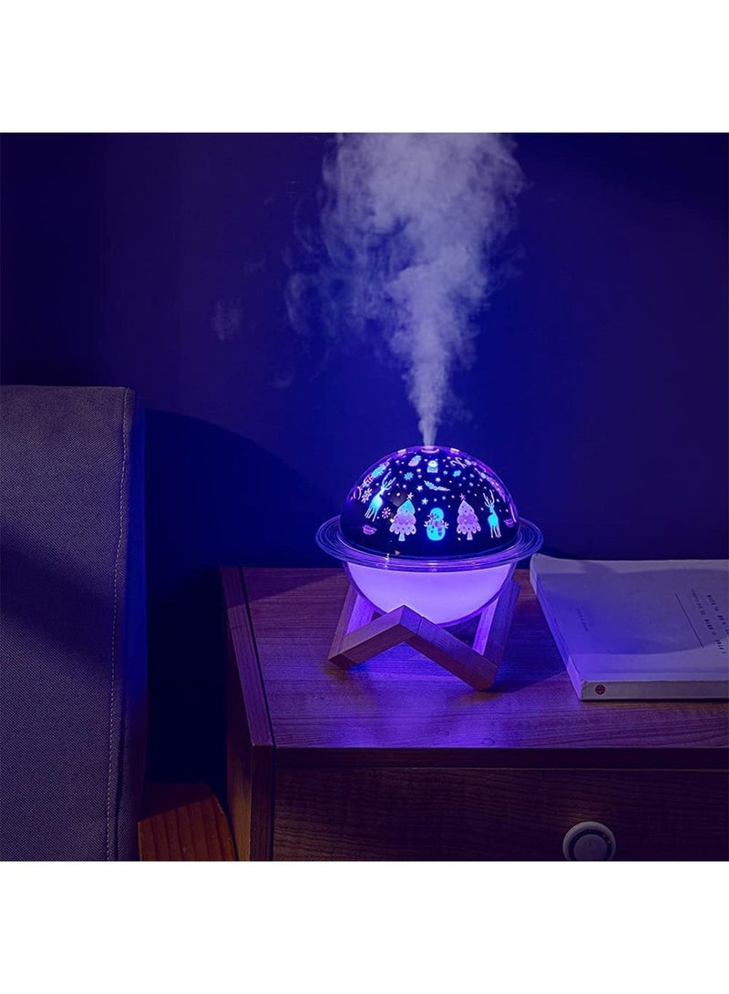 Moon Lamp Humidifiers for Bedroom Night Lights USB Portable Gifts Blue