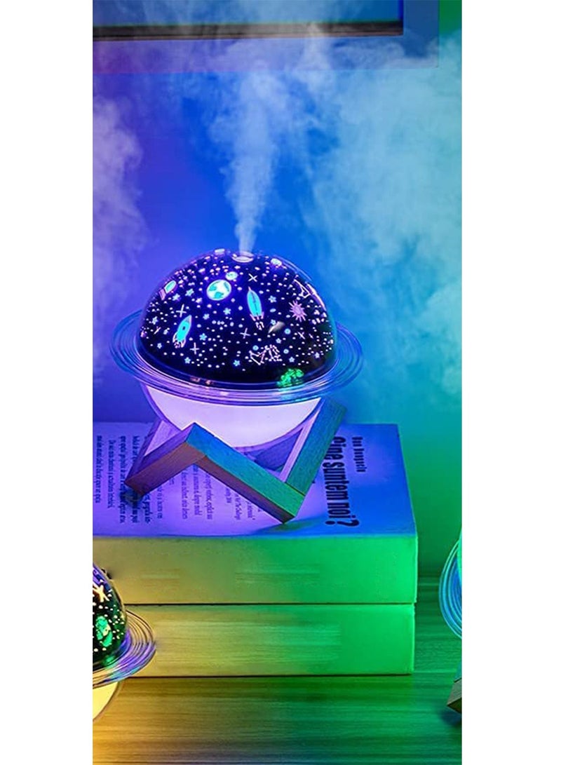 Moon Lamp Humidifiers for Bedroom Night Lights USB Portable Gifts Blue