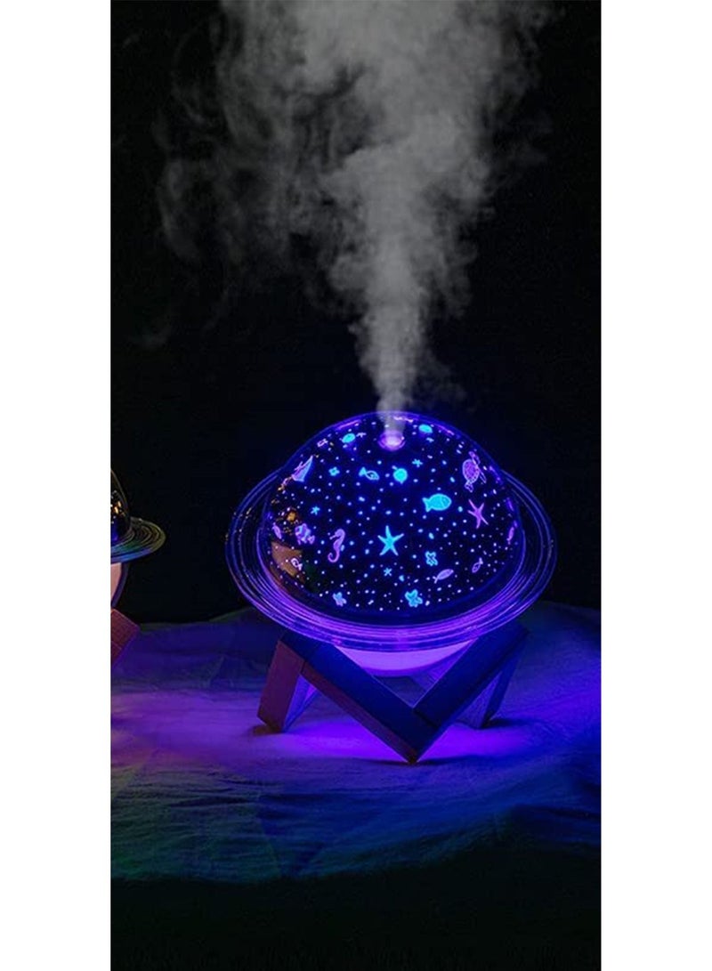 Moon Lamp Humidifiers for Bedroom Night Lights USB Portable Gifts Blue