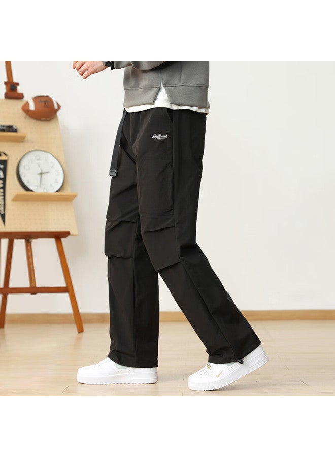 Clor American-style Cargo Pants For Men, Spring And Summer Trendy Straight-leg Trousers, Loose-fitting Casual Pants, Cl11 Khaki XL - Image 5