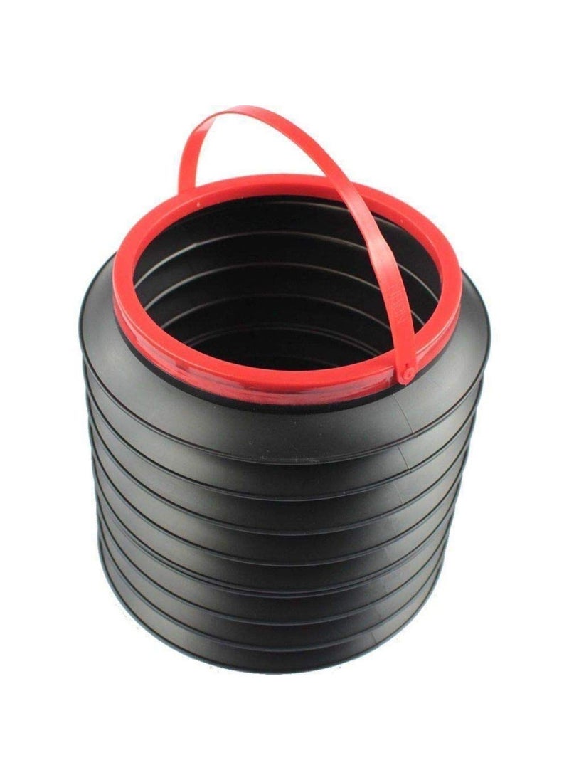 GETZET GETZET Folding Magic Trash Bin Container Storage Bucket with Hanging Strap for Home Outdoor Camping Storage Organizer Portable Magic Container Car Trunk Boot Organizer 1Pcs  - Image 2