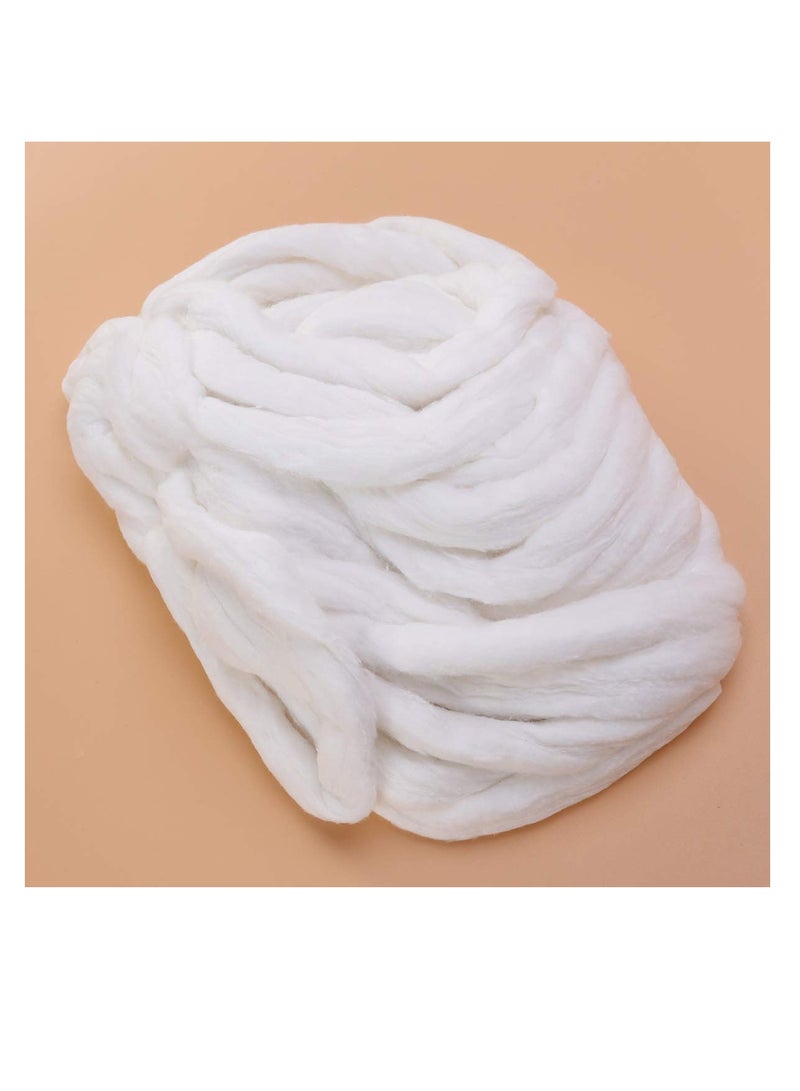 Uonlytech 1 Roll Makeup Cotton Strips Pure Cotton Strips Degreasing Cotton Strips Salon Cotton Strips - Image 2